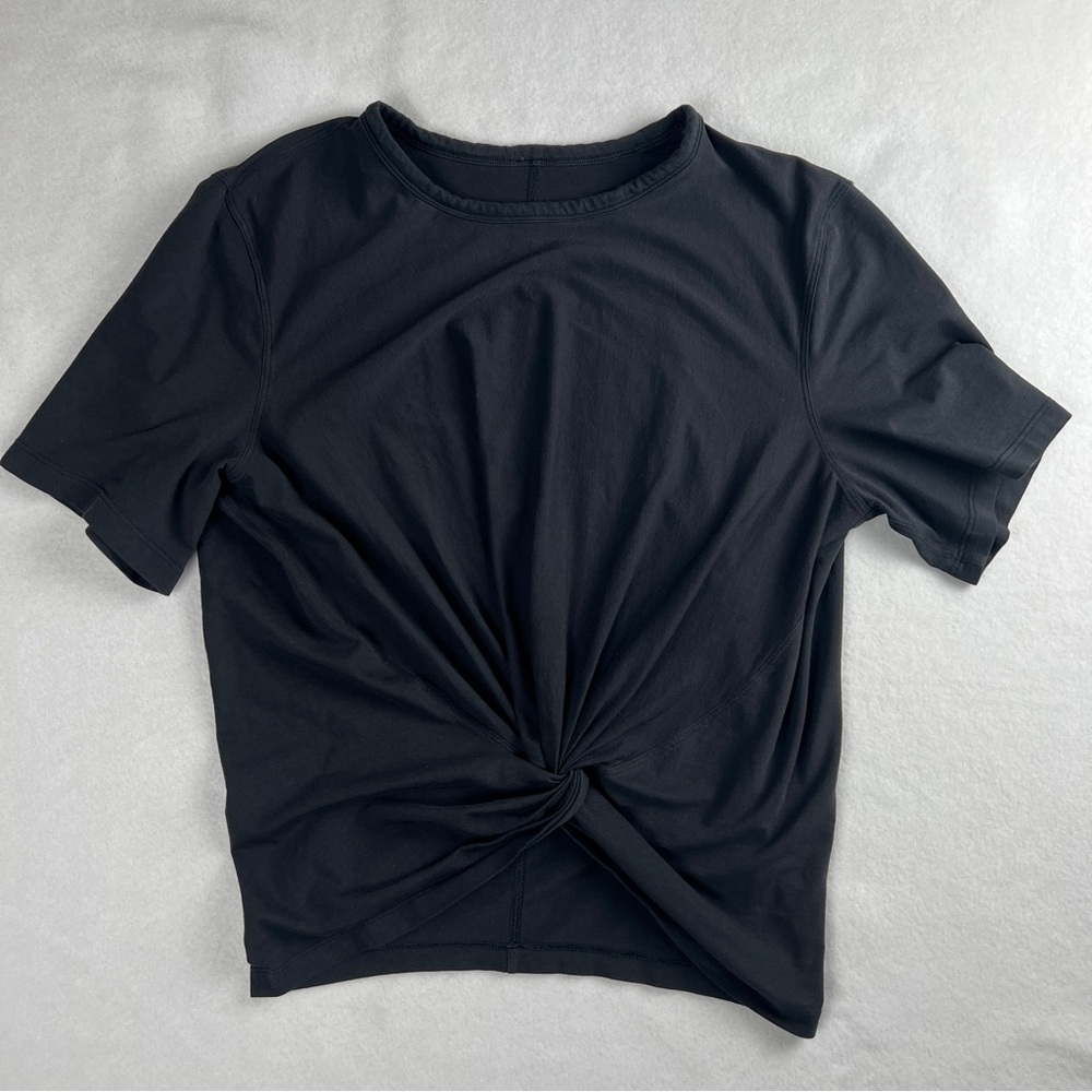 Lululemon Women’s Crescent T-Shirt Black‎ Small - Picture 3 of 9